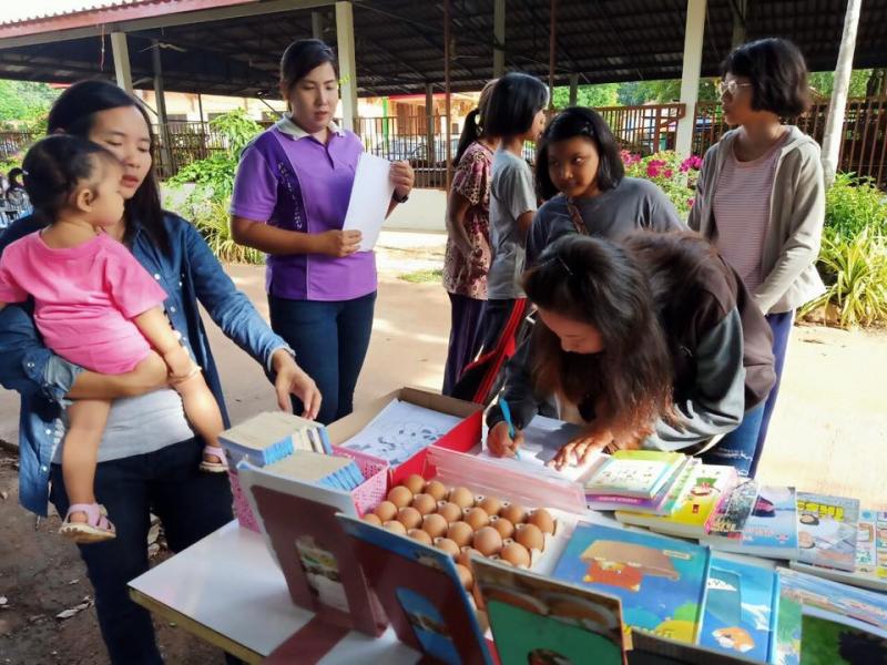 3. โครงการห้องสมุดเคลื่อนที่สำหรับชาวตลาดอำเภอปางศิลาทอง วันที่ 3 สิงหาคม 2562