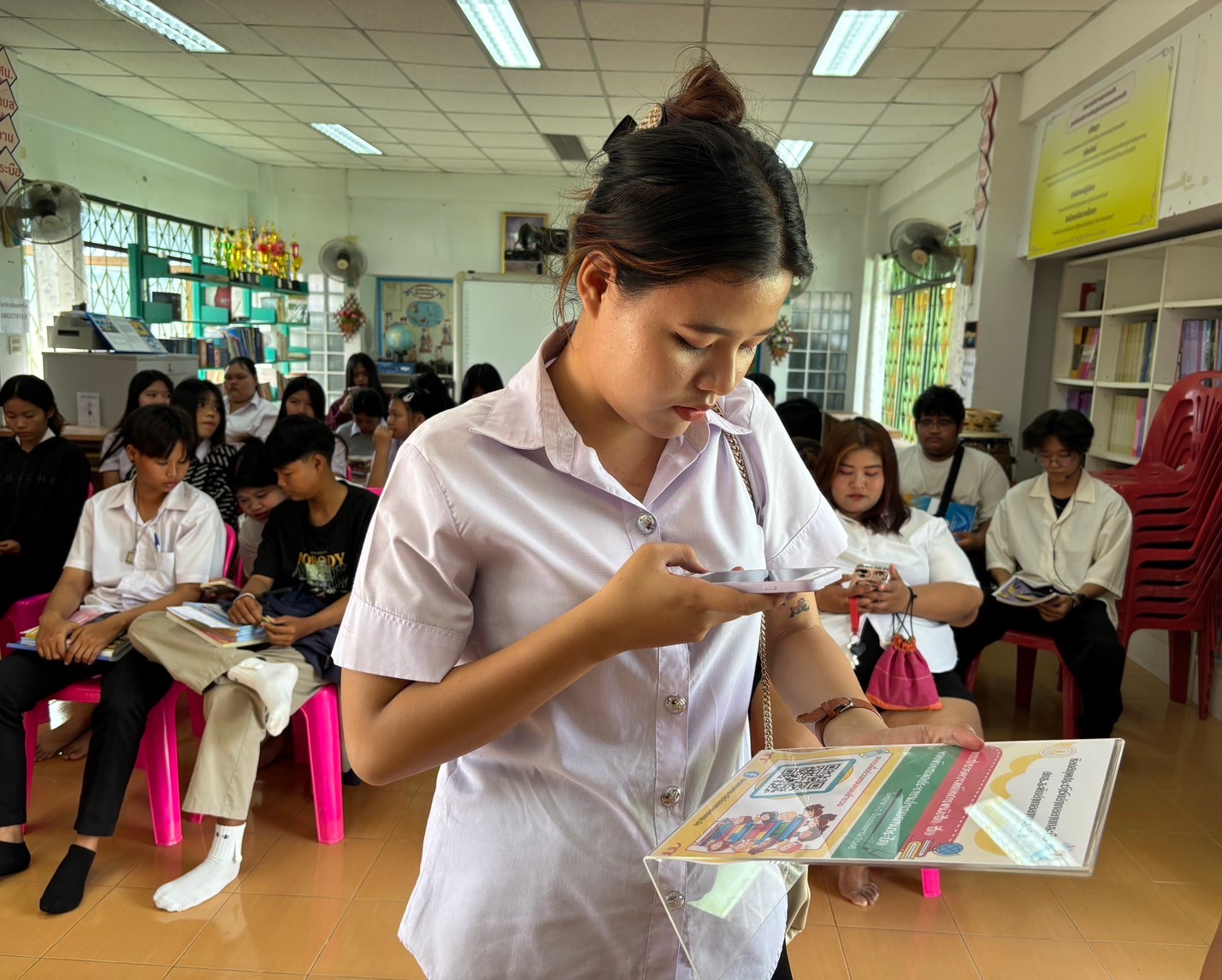 ประชาสัมพันธ์สำรวจความต้องการหนังสือและสื่อของห้องสมุดประชาชน