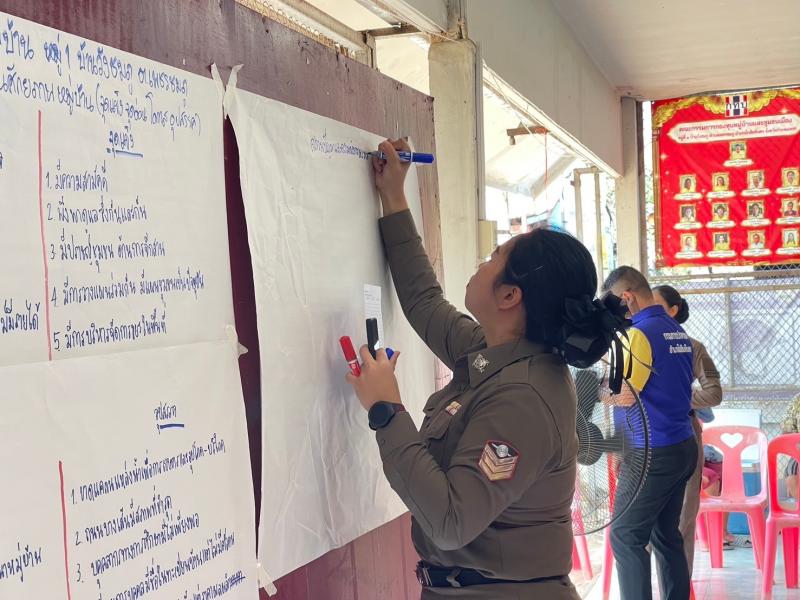 6. เวทีประชุมประชาคมหมู่บ้านเพื่อขับเคลื่อน โครงการพัฒนาศักยภาพแผนพัฒนาหมู่บ้าน อำเภอโกสัมพีนคร ประจำปีงบประมาณ 2568