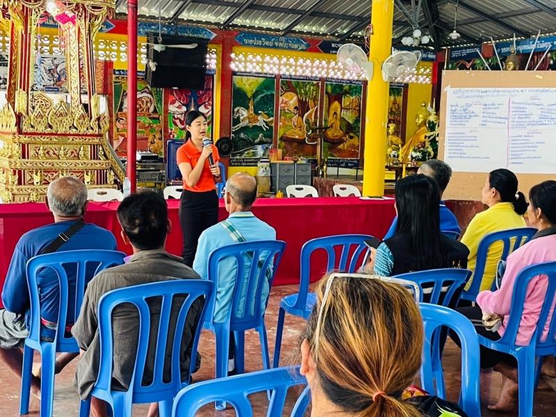 2. เวทีประชุมประชาคมหมู่บ้านเพื่อขับเคลื่อน โครงการพัฒนาศักยภาพแผนพัฒนาหมู่บ้าน อำเภอโกสัมพีนคร บ้านเกาะพิมูล,บ้านเกาะรากเสียดใน