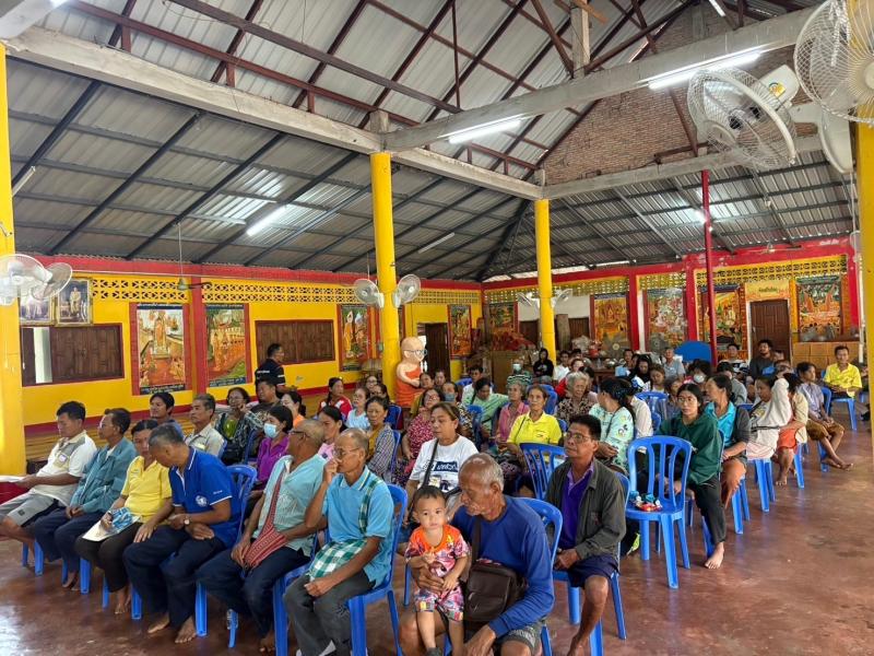 10. เวทีประชุมประชาคมหมู่บ้านเพื่อขับเคลื่อน โครงการพัฒนาศักยภาพแผนพัฒนาหมู่บ้าน อำเภอโกสัมพีนคร บ้านเกาะพิมูล,บ้านเกาะรากเสียดใน