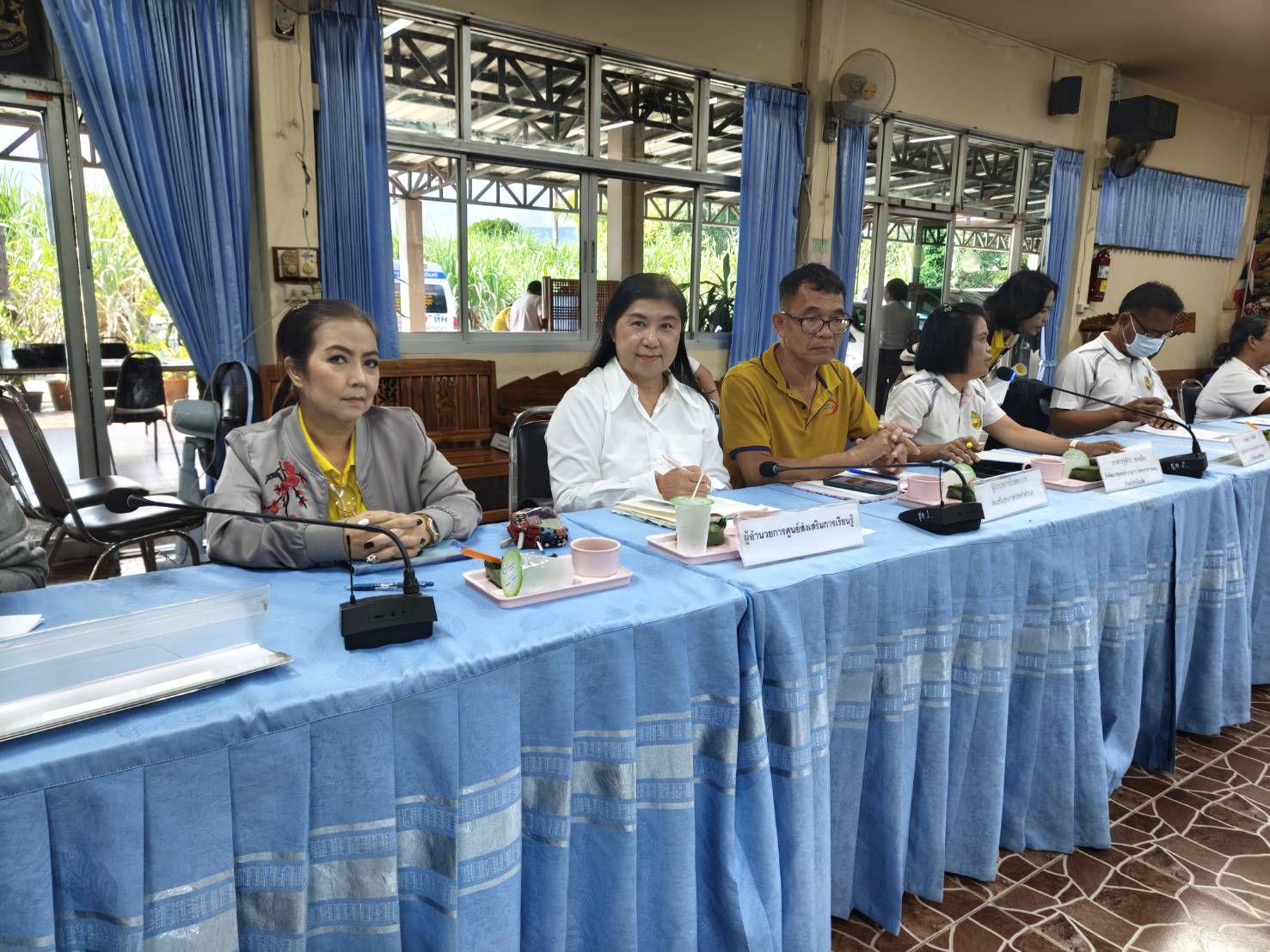 ประชุมคณะกรรมการศูนย์ป้องกันและปราบปรามยาเสพติดตำบลเพชรชมภู