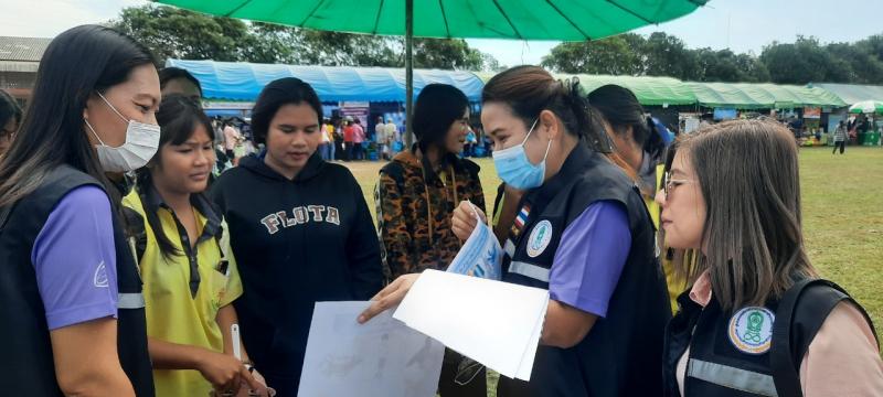 2. สกร.อำเภอขาณุวรลักษบุรี เข้าร่วมโครงการหน่วยบำบัดทุกข์ บำรุงสุข สร้างรอยยิ้มให้ประชาชน จังหวัดกำแพงเพชร  ประจำปีงบประมาณ พ.ศ. 2567  