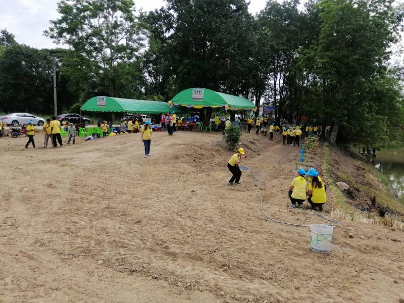7. โครงการท้องถิ่นไทยรวมใจภักดิ์ รักพื้นที่สีเขียวและโครงการ ส่งเสริมการปลูกหญ้าแฝก