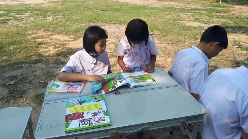 6. กิจกรรม  ส่งเสริมการอ่าน  ณ  โรงเรียนบ้านโนนม่วง  ตำบลนครชุม  อำเภอเมือง  จังหวัดกำแพงเพชร