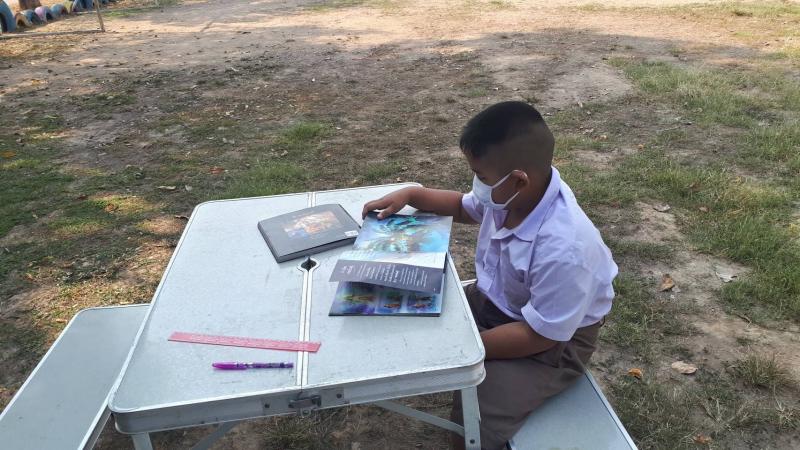 4. กิจกรรม  ส่งเสริมการอ่าน  ณ  โรงเรียนบ้านโนนม่วง  ตำบลนครชุม  อำเภอเมือง  จังหวัดกำแพงเพชร