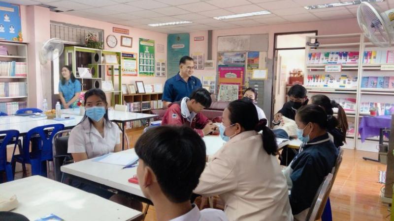 3. นิเทศสถานศึกษา พร้อมมอบนโยบายสู่การปฏิบัติงาน ประจำปีงบประมาณ พ.ศ.2566